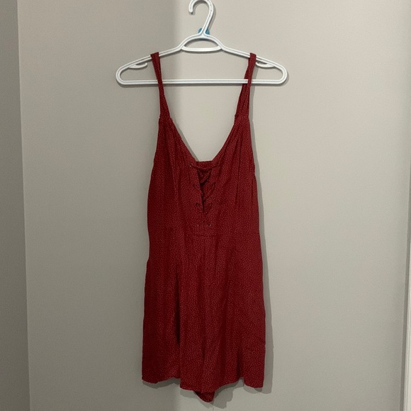 American Eagle Outfitters Romper, red/size M - Picture 1 of 5